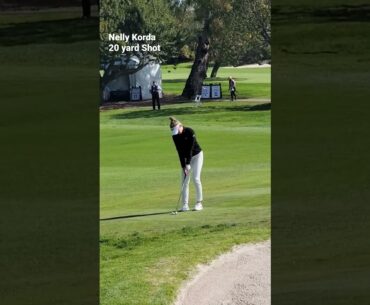 Nelly Korda 20 Yard Shot #golf #lpga
