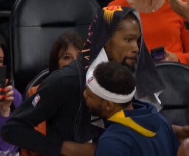 Kevin Durant shows love to Bruce Brown after Nuggets eliminate Suns from playoffs in Game 6