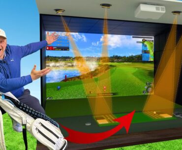 I Got The WORLD'S BEST Golf Simulator... THIS IS CRAZY!!!
