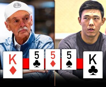 MASSIVE POT $190,700 Won with FULL HOUSE at SUPER High Stakes Cash Game