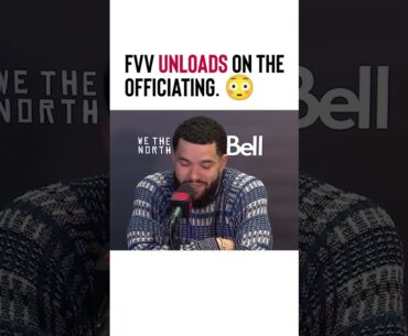 Fred Vanvleet Explodes On Ben Taylor And Referees In Postmatch Interview