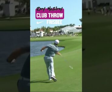 Rory McIlroy Throws Golf Club in Water