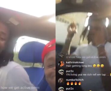 Ja Morant shows gun on IG Live AGAIN while in car with friends 🤦🏾‍♂️