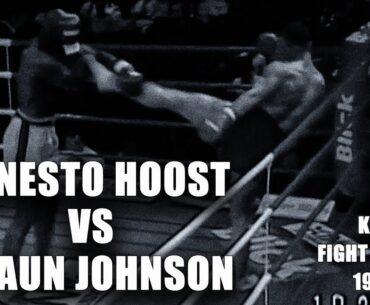 Ernesto Hoost vs Shaun Johnson K 1 Fight Night 1997