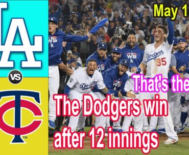 Dodgers vs Twins [Final/12] FULL GAME Highlights May 15, 2023 | MLB Highlights 2023