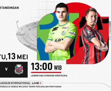 LIVE | Shonan Bellmare vs Hokkaido Consadole Sapporo | Pekan 13 | 2023 | Liga J1