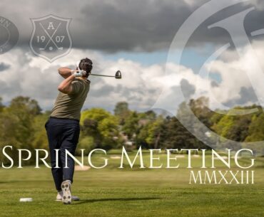 Spring Meeting MMXXIII at Moortown & The Alwoodley Golf Club