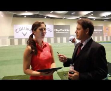 Henri Johnson, FlightScope's CEO interviews Sandra Gal