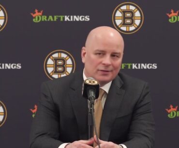 Jim Montgomery NOT HAPPY with Bruins Loss "Oilers were the better team" | Bruins Postgame Interview