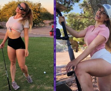 Watch What Happens When Leah Gruber Tries Golf Swing... You Won't Believe What Happens Next!