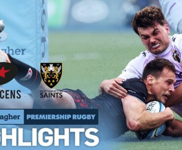 Saracens v Northampton Saints - HIGHLIGHTS | Super Semi-Final! | Gallagher Premiership Rugby