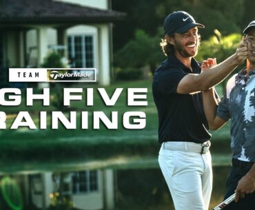 High Five Training With Scottie Scheffler, Collin Morikawa, and Tommy Fleetwood | TaylorMade Golf