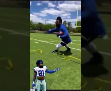 Zeke Elliott looking terrible in NFL workouts