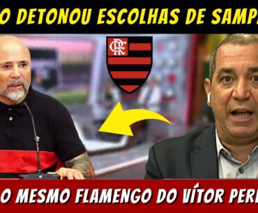 ZINHO CRITICA SAMPAOLI! "EU VI O MESMO FLAMENGO DO VITOR PEREIRA" | NOTICIAS DO FLA HOJE