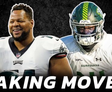Eagles SIGN XFL WR, Cut Tackle to add Ndamukong Suh?! And is THIS LB in Howie’s sights? 👀