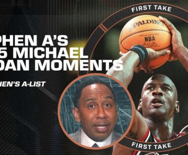 Stephen's A-List: Top 5 Michael Jordan Moments | First Take