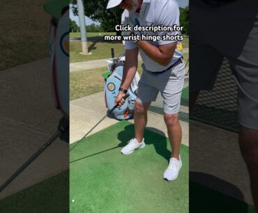 Trail Hand and Wrist Hinge Positions in the Golf Swing
