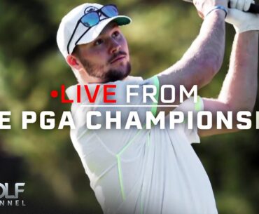 Josh Allen, Von Miller compare golf to football | Live from the PGA Championship | Golf Channel