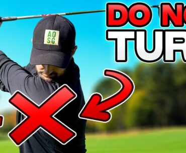 Do THIS Instead of Turning in the Golf Swing