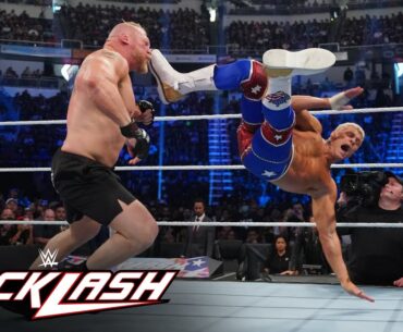 Cody Rhodes vs. Brock Lesnar: WWE Backlash 2023 highlights