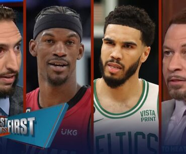 Heat steal Game 1 vs. Celtics, is Jimmy Butler better than Jayson Tatum? | NBA | FIRST THINGS FIRST