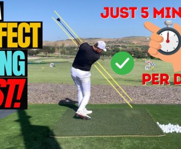 Develop a PERFECT Golf Swing in Just 3-5 Minutes Per Day!