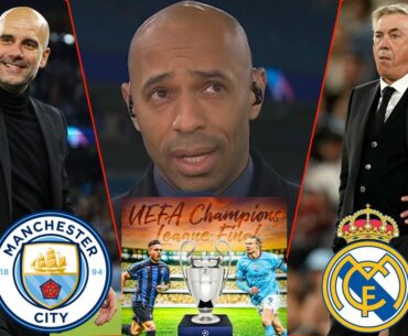 Man City vs Real Madrid 4-0(5-1) Pep Guardiola Reacts To The Final🏆 Thierry Henry & Carragher Review