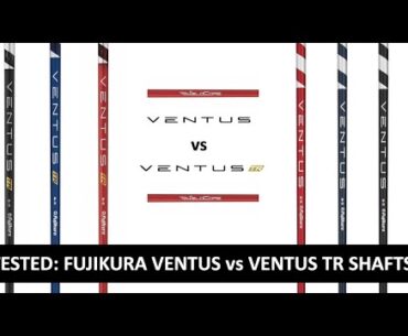 Do premium after-market driver shafts tighten dispersion? Fujikura Ventus vs  Ventus TR