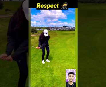 Respect this golf ⛳ lady 🤯🔥|talent entertainer