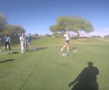 Sandra Gal, Testing Callaway balls, Iron 7, ANA Inspiration 2015