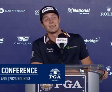 Viktor Hovland Round 3 Press Conference | 2023 PGA Championship