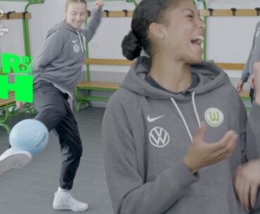 First Touch Challenge: Wolfsburg Stars Test Their Skills With Footballs, Golf Balls, Teddies & More