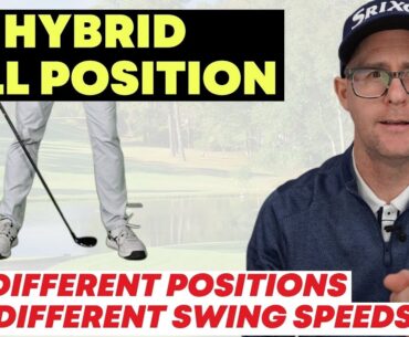 Hybrid Ball Position - Different Positions for Different Swing Speeds