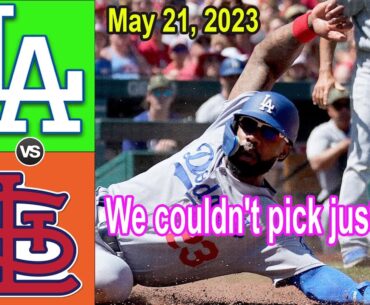 Los Angeles Dodgers vs St. Louis Cardinals FULL Game Highlights May 21, 2023 | MLB Highlights 2023