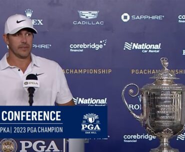 LIVE | Brooks Koepka's Winning Press Conference | 2023 PGA Championship