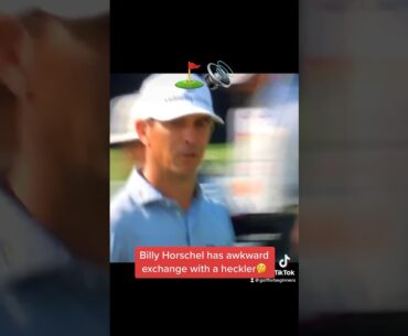 Billy Horschel has awkward exchange with a heckler #golf #shorts #pgatour