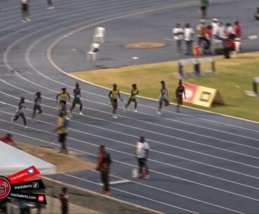 Girls 100m c1 h1: Youngster Goldsmith Classic: