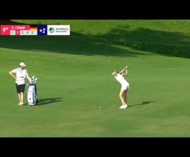 OLIVIA COWAN FINISHING THE FRONT NINE IN STYLE | ARAMCO TEAM SERIES - FLORIDA