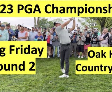 Vlog at 2023 PGA Championship | Friday Round 2 | Group Rory Mcilroy, Justin Thomas, Collin Morikawa