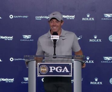 Rory McIlroy Friday Flash Interview 2023 PGA Championship · Round 2 © PGA of America