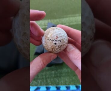 Super Satisfying Lost Golf Ball Cleaning and Organizing!