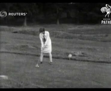 GOLF: Girls' Open Golf Championship (1928)