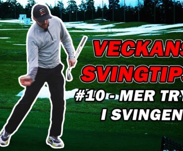 Så Flyttar Du Kroppen Rätt I Golfsvingen | Veckans Svingtips #10 | Drömgolf