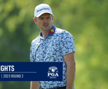 Justin Rose Cards an Even-Par 70 | Round 2 | 2023 PGA Championship