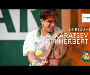 Qualif. Roland-Garros 2023 : A. Karatsev vs P-H. Herbert