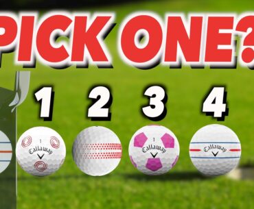 100% ONE of these golf balls HELPS you play better golf!