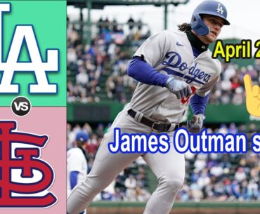 Los Angeles Dodgers vs St. Louis Cardinals (Innings 1&2) Highlights April 29, 2023 | MLB Highlights