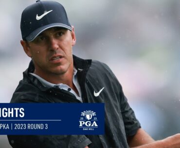 Brooks Koepka Cards 4-Under Par 66 To Lead | Round 3 | 2023 PGA Championship