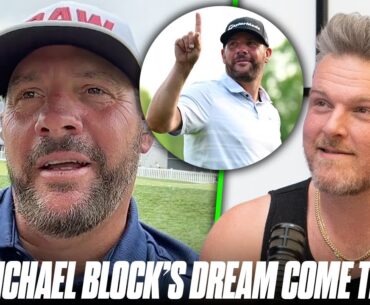 Michael Block Talks His Pro Golfing Dream Come True, PGA Championship Hole In One On Pat McAfee Show
