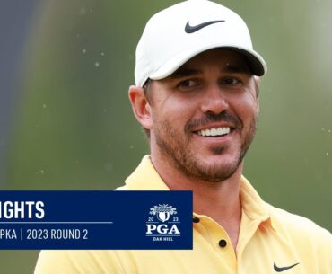 Brooks Koepka Shoots 4-Under Par 66 | Round 2 | 2023 PGA Championship